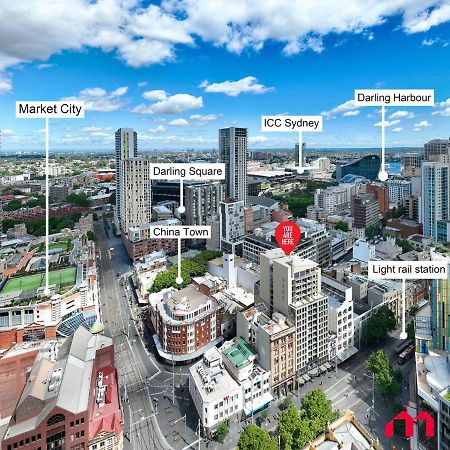 Metawise Sydney Cbd Haymarket Luxe 2Bed Penthouse Aqua المظهر الخارجي الصورة