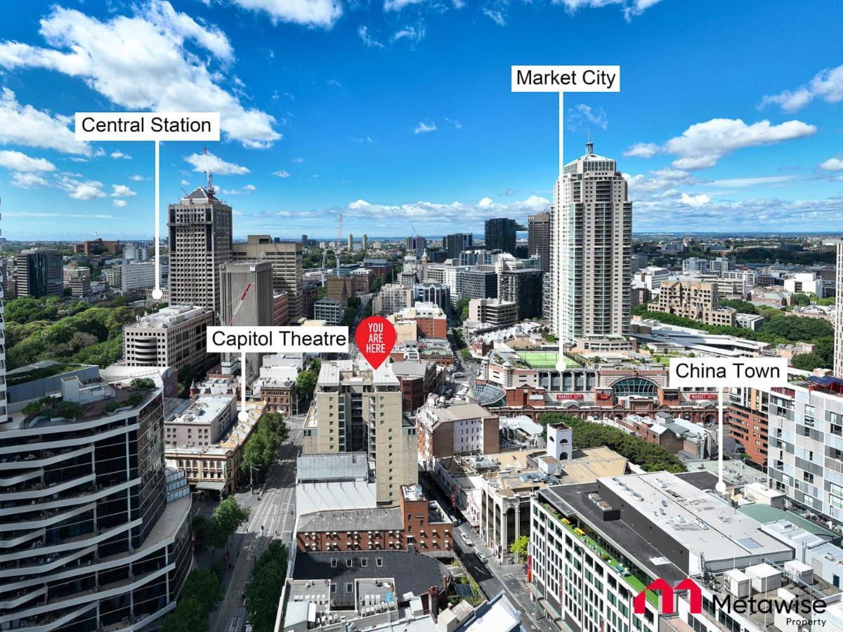 Metawise Sydney Cbd Haymarket Luxe 2Bed Penthouse Aqua المظهر الخارجي الصورة